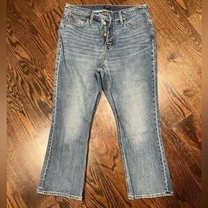 J.Crew High-Rise Button-Fly Crop Flare Jeans – Size 31